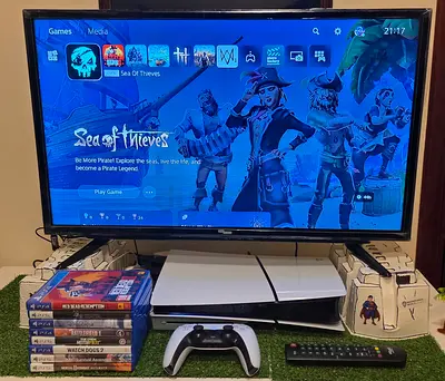 Sony PlayStation 5 Console with TV,Controller and Game Bundle (Used)