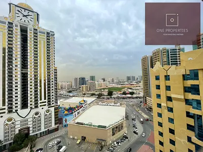 شقة غرفتين وصالة للإيجار في أبراج الخور، عجمان - موقع مميز
