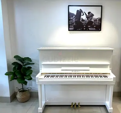 Kawai KS1 White Upright Piano - 3 Years Warranty - Trusted Company with 15+ Years of Experience