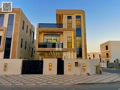Luxury Villa with Pool for Sale in Al Bahia Ajman | Three-Level Modern Design in Prime Location