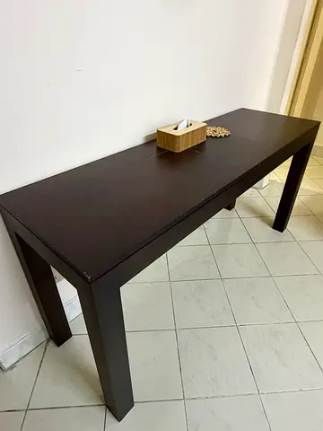 Solid Dark Wood Dining/Multi purpose table