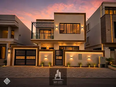 🏡 فرصة العمر – فيلا فاخرة للبيع في قلب الياسمين، عجمان! فيلا مودرن فاخرة للبيع، ٥ غرف نوم، تقع خلف حديقة الياسمين، مع تشطيب شخصي فاخر ومكيف مركزي