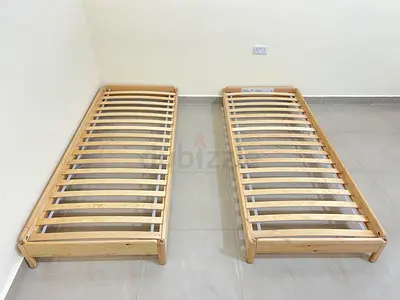 IKEA UTÅKER Stackable Pine Bed Frame 80x200 cm. Can be used as a single, double or two beds.