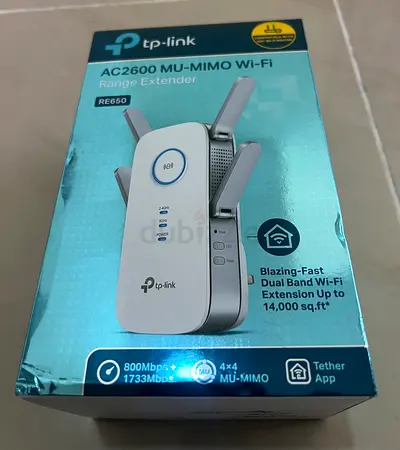 AC2600 MU-MIMO Wi-Fi TP-Link Range Extender RE650