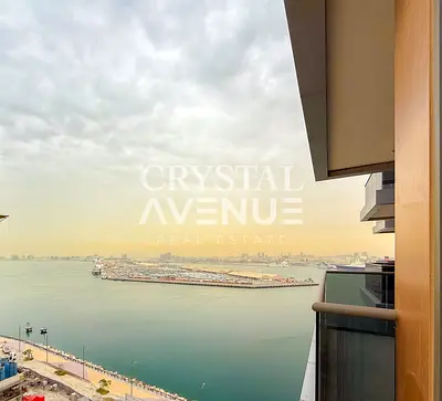 2BR Apartment | Kitchen with Appliances | Pool View | Balcony