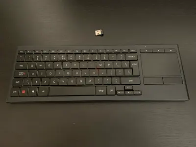 Logitech Backlit keyboard with trackpad
