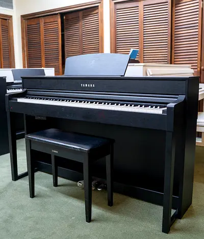 Yamaha Clavinova CLP535B.  Black color. Matching Piano bench. As good as new. COD with warranty.