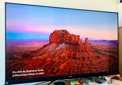 55 inch Flat Panel Smart TV in Good Condition like new