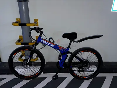 REIINA Foldable Mountain Bike 26” – Dual Suspension  Disc Brakes