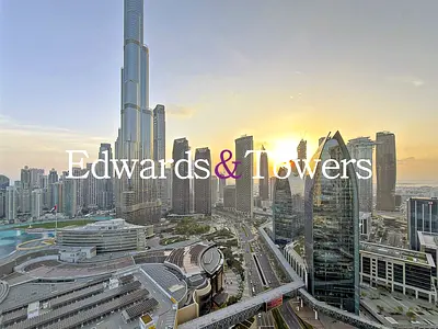 High Floor | Furnished | Sea and Burj Khalifa