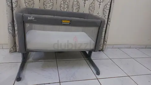 Joie bedside bassinet in grey - gently used urgent sale for reasonable price can be negotiable