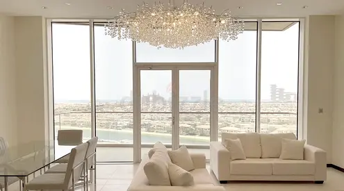 Andaz Palm Jumeirah Beach Pool Gym Access - Tiara Residence 2BR+1 Upgraded Beachfront Garden Terrace