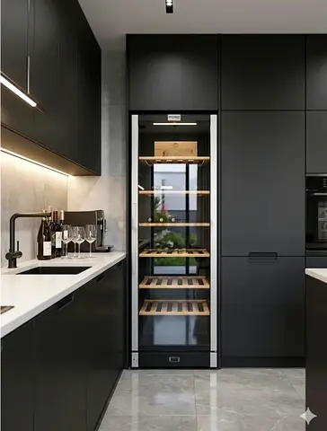 Vestforst dual temperature wine fridge 197 bottles