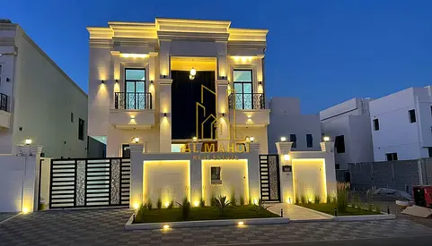 🏡 فيلا للبيع في الحليو – عجمان | 🛏️ 5 غرف ماستر + روف | ❄️ تكييف مركزي | 🧾 شامل رسوم التسجيل | 💰 مقدم 10%