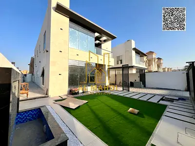 5 Master Bedrooms Villa with Roof in Al Muwaihat – Registration Fees Included – Bank Financing | 10% Down Payment