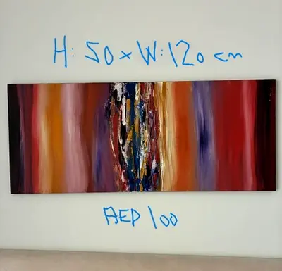 Painting H50 x W120 cm