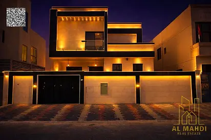 Luxury villa for sale in Al Yasmin. Elegant design featuring 4 spacious bedrooms and ultra-luxuriou
