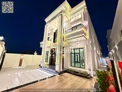 Classic villa in Al-Haliyo 2 | Stone facade | Next to the garden and mosque | 5 master bedrooms, reg