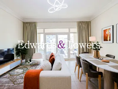 2BR + Maid | Fully Furnished | Mid Floor |Balcony