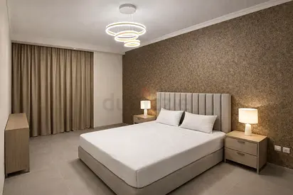 Queen Bed Frame with Headboard and Mattress brand new good quality  - Beige Family bed