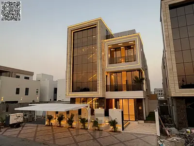 Turnkey villa, all-inclusive, on the main street, ready to move in, in one of Ajman's most prestigi
