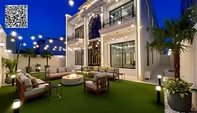 Own a small, 4,300 sq ft villa, ready for immediate occupancy, with central air conditioning, no ser