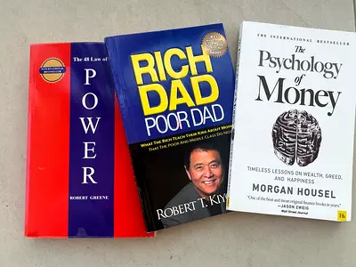 “Life Improvement Starter Pack 📈 (Atomic Habits + Rich Dad Poor Dad + Psychology of Money)”