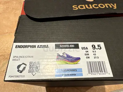 Saucony Azura Hi-Octane Men’s US 9.5 - Opulence/Citron Violet