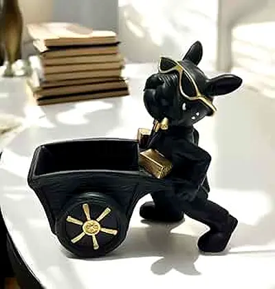 Decorative Black Bulldog