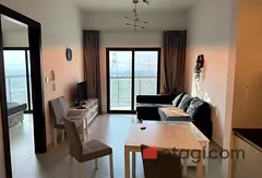 Furnished 1BR | Binghatti Gate | Balcony With City View