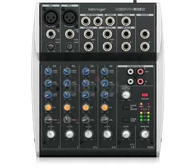 Behringer Xenyx 802S 8 Channel Analog Streaming Mixer