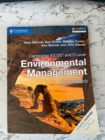 Cambridge IGCSE and O Level Environmental Management Coursebook (Cambridge University Press)