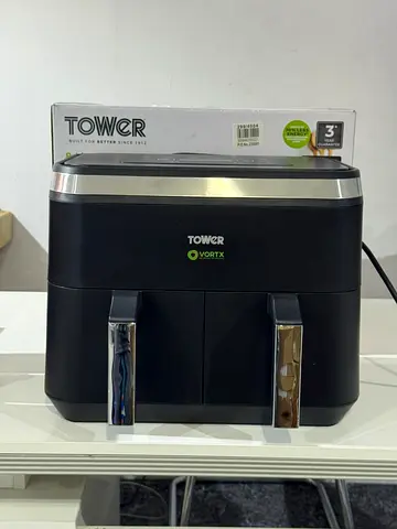 Tower Vortx Dual-Basket Air Fryer (Good Working Condition)