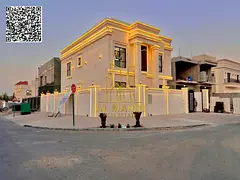 Classic Corner Villa for Sale in Al Helio Ajman | Spacious Layout with Two Floors &amp; Rooftop | Re