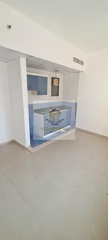 A studio apartment for annual rent in the Al Taawun area of ​​Sharjah, boasting a prime location close to all essential services and amenities such as