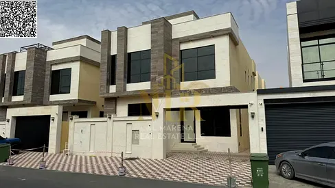 فيلا بسعر شامل رسوم التسجيل والتمليك والمكيفات على الشارع الرئيسي جاهزة للسكن في أرقي مناطق عجمان تملك حر لجميع الجنسيات..
