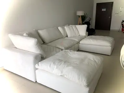 Feather 🪶 filled cloud sofa