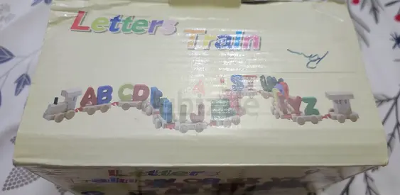 Wooden Letters Train Alphabet Toy