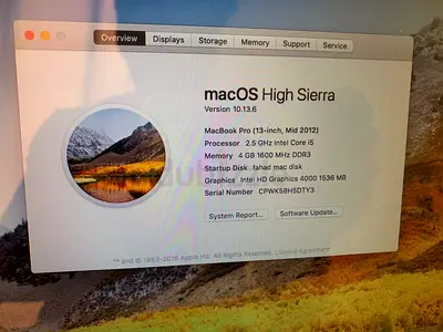 MacBook Pro 2012 Mid 13 inch
