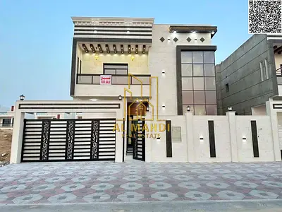 فيلا فاخرة للبيع في الباهية – عجمان | 🛏️ 5 غرف ماستر | 10% مقدم | شامل الماء والكهرباء والمكيفات المركزية | 🌍 تملك حر