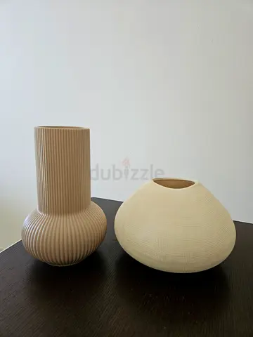 Ceramic vases, 2 pcs