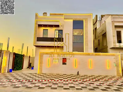 فيلا فاخرة للبيع في الزاهية – عجمان | 5 غرف ماستر + روف | شامل رسوم التسجيل | تملك حر لجميع الجنسيات | مقدم 10%