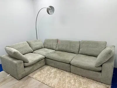 As perfect condition Pan Emirates modular sofa