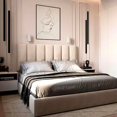 Modern upholstered  Queen size bed king size bed