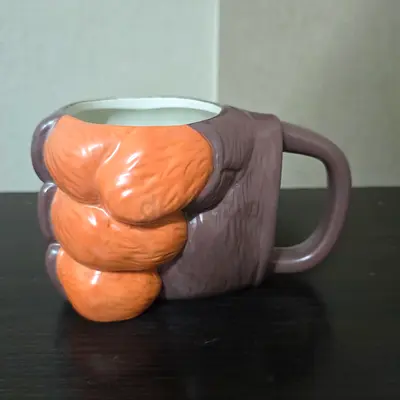 Novelty Gorilla Hand Coffee Mug - Ceramic 3D Design