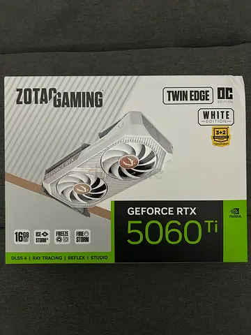 ZOTAC RTX 5060 Ti 16GB OC White Edition + Warranty