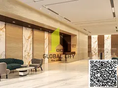 Own &amp; Invest in 1BHK with Open Sharjah View in Ajman One Phase 2 | Large Layout + Parking | Near