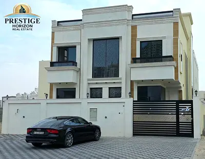 🏡 فيلا عصرية 5 غرف نوم للبيع في العامرة – عجمان | تملك حر 100% | تشطيبات راقية وفاخرة