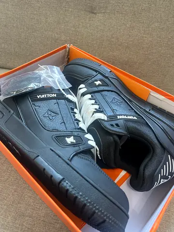 Black Louis Vuitton (LV) Trainers/Sneakers