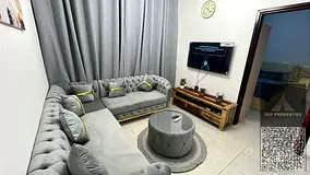 For sale: Fully furnished one-bedroom apartment in Garden City Towers - Al Hamidiya, measuring 640 s